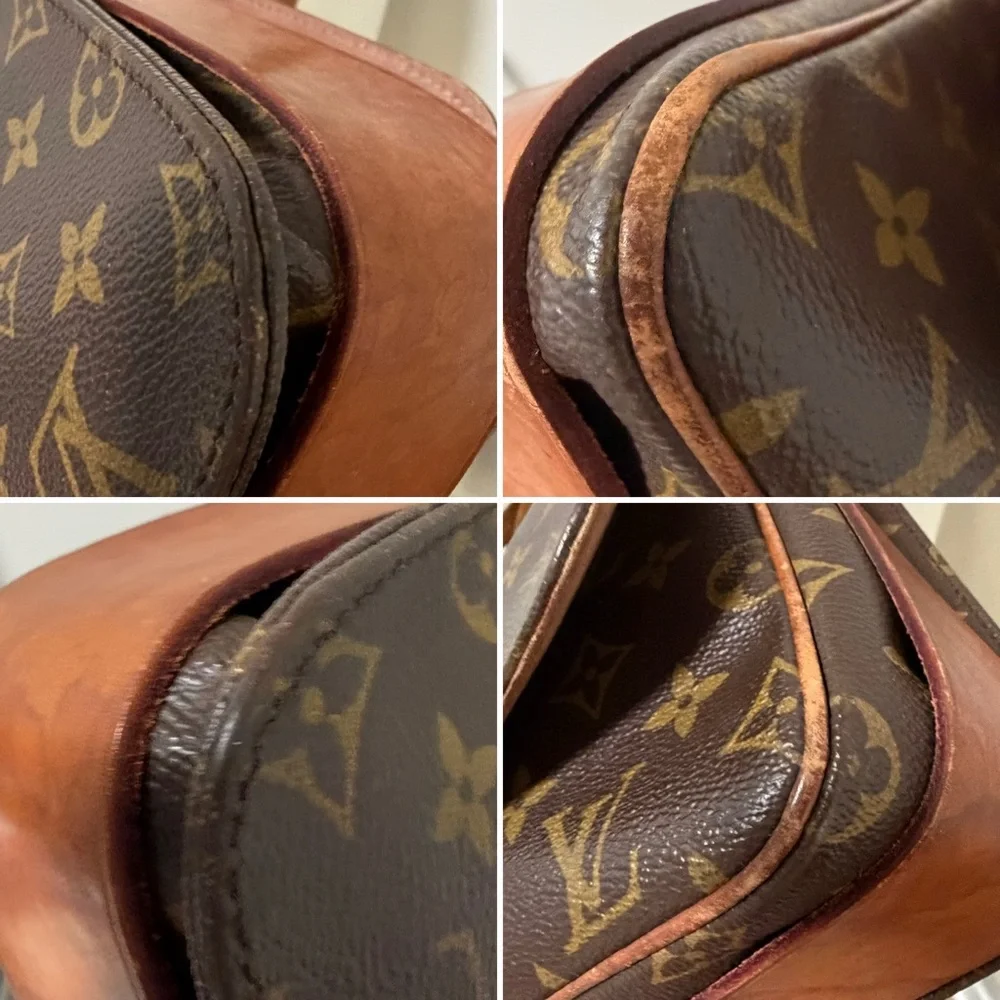 Louis Vuitton Cartouchiere GM Monogram Crossbody Shoulder Bag Vintage - Picture 4 of 16